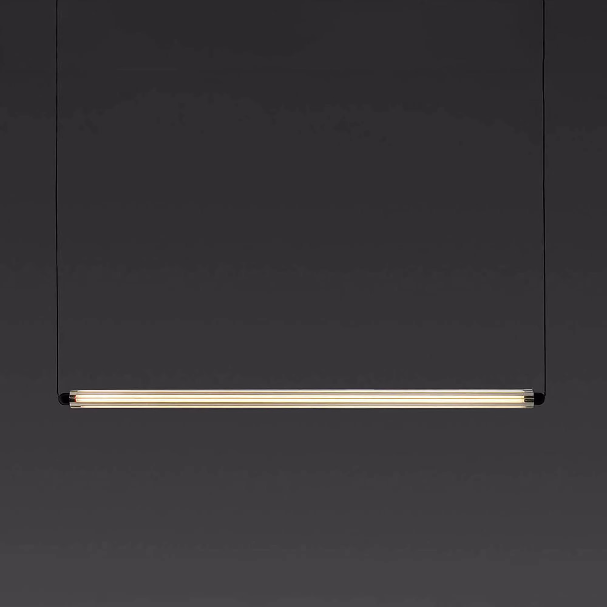 LUMINA 900 1L Colgante negro horizontal empotrable sin marco 12W 2700K
