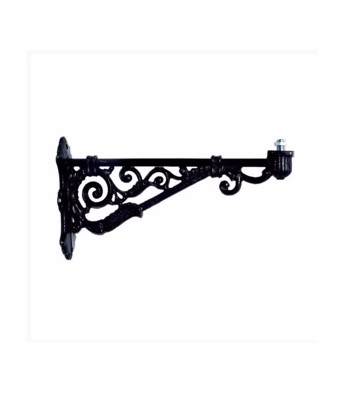 Brazo para farola VILLA aluminio color negro