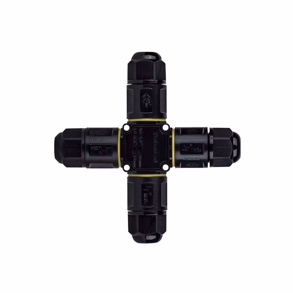 Conector estanco "X" IP68 3 hilos