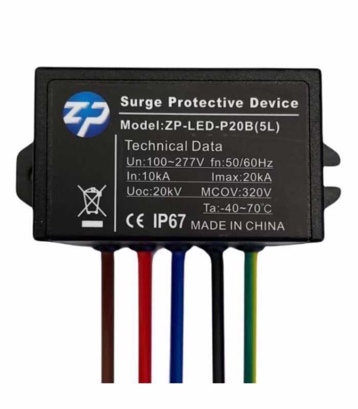 Protector sobretensiones 20KV IP67 en serie