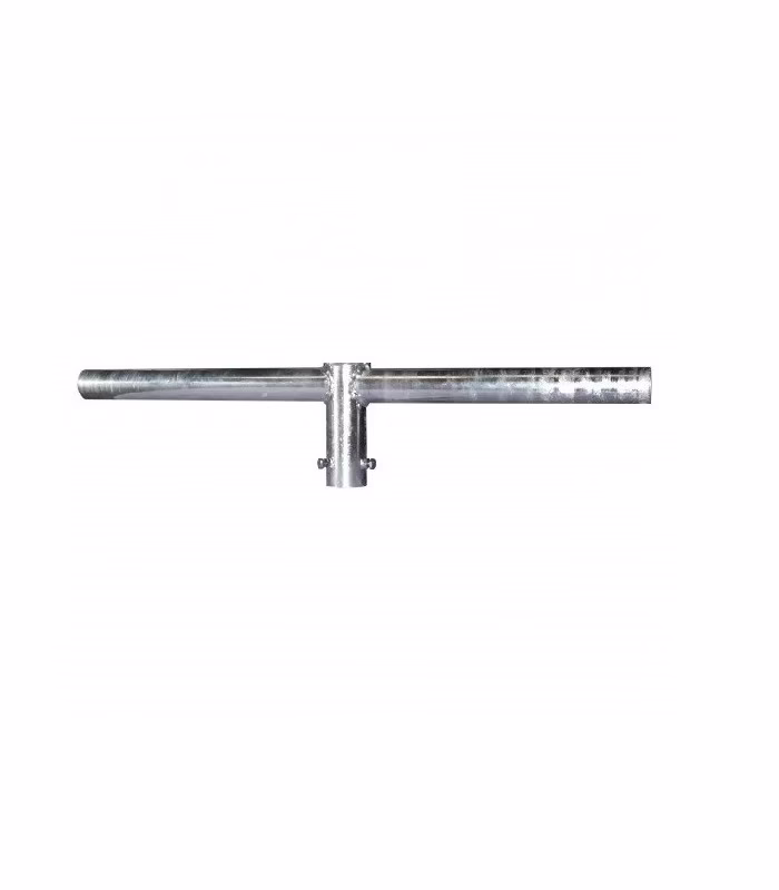 Soporte crucero de acero 2 brazos 110º galvanizado