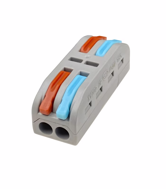 Conector rápido 2 entradas / 2 salidas de 2 polos IP20