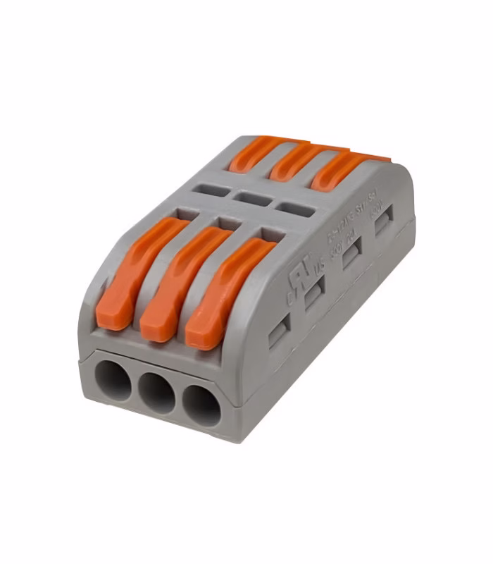 Conector rápido 3 entradas / 3 salidas de 3 polos IP20