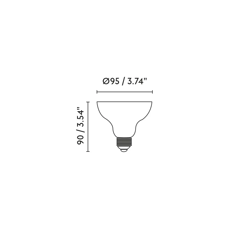 Bombilla OSRAM LED E27 PAR30 10W 2700K 36º 633lm DIMMABLE ficha tecnica - FARO Barcelona