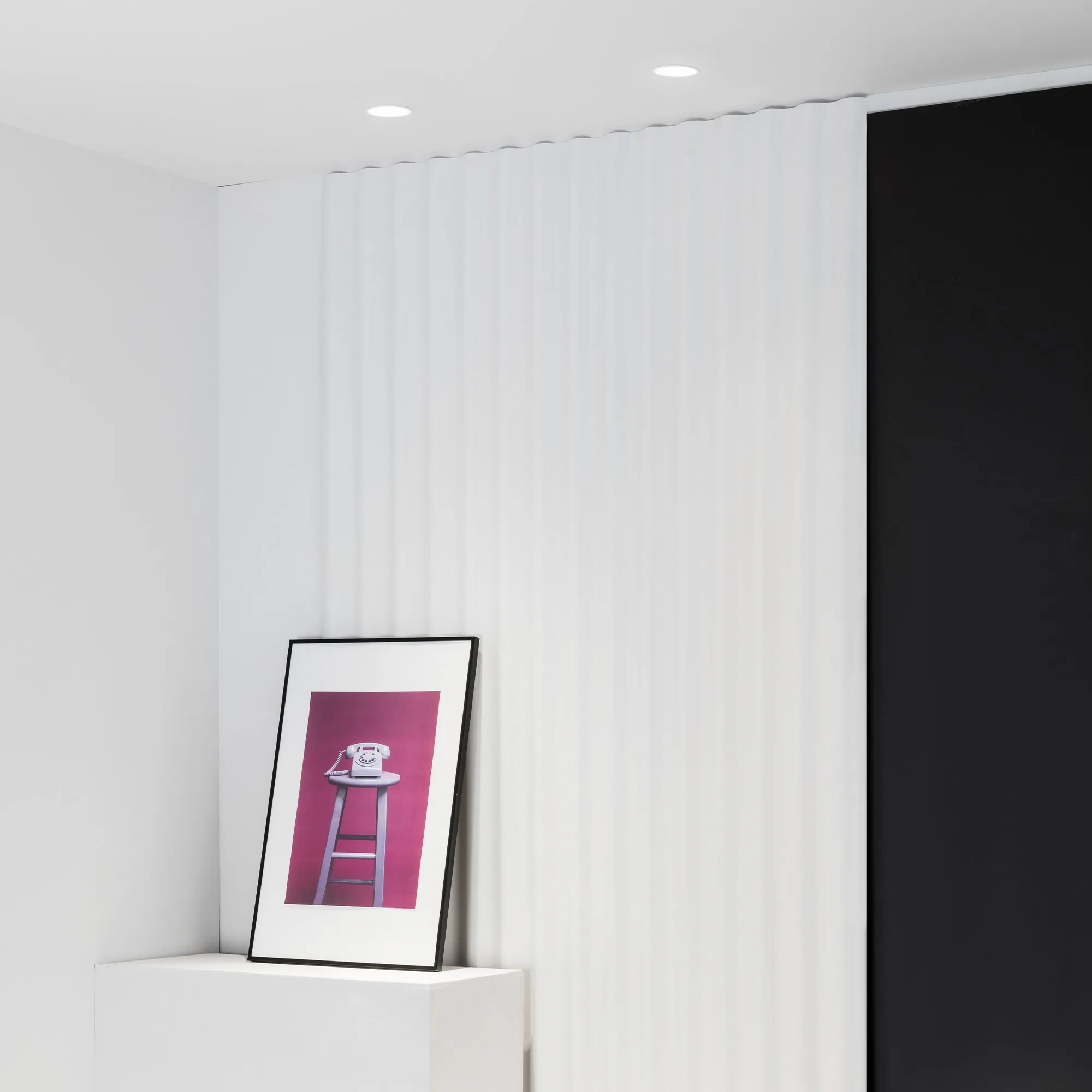 TULIPA downlight empotrable blanco 7W 36° 3000K CRI90 ambiente - FARO Barcelona