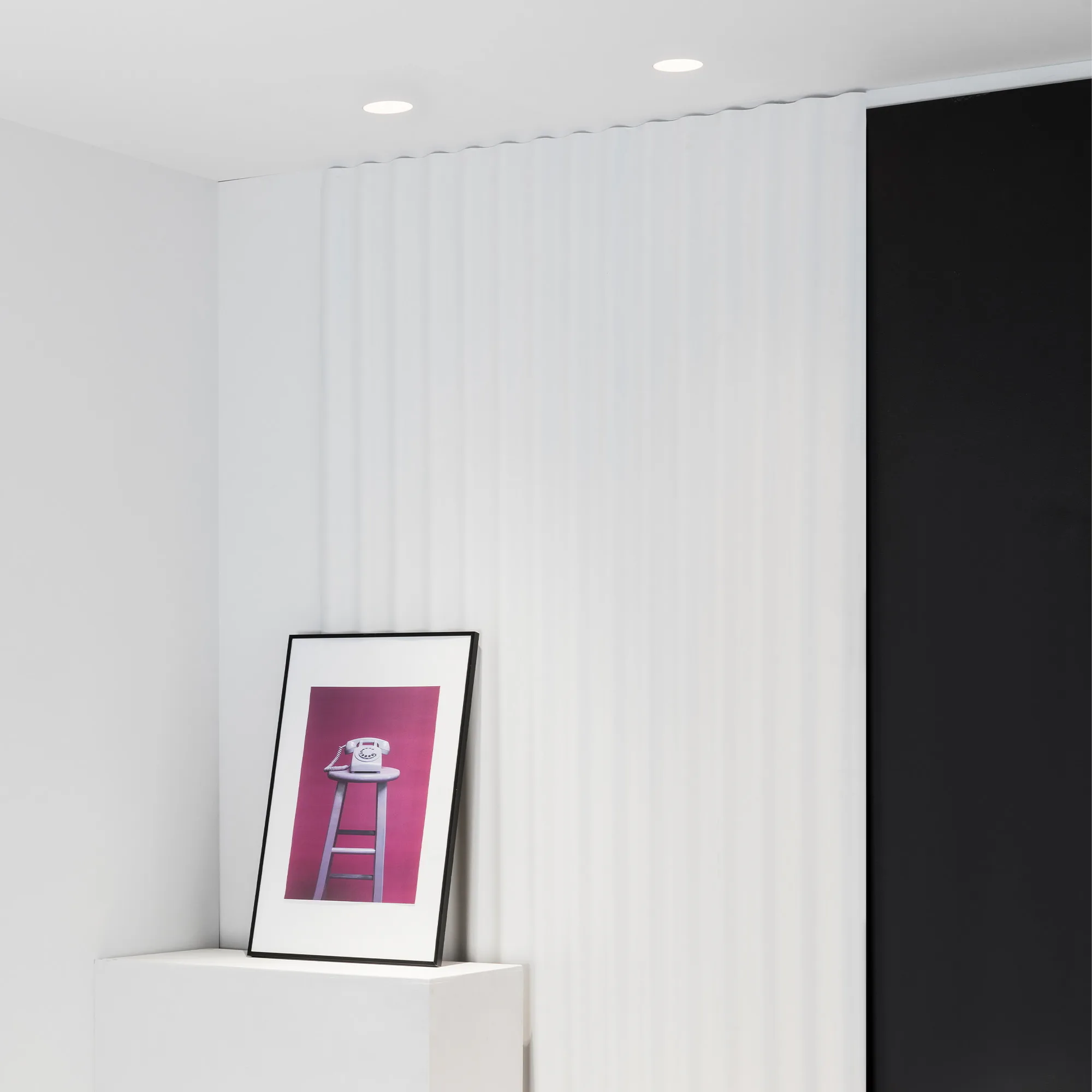 TULIPA downlight trimless empotrable blanco 10W 15° 3000K CRI90 ambiente - FARO Barcelona