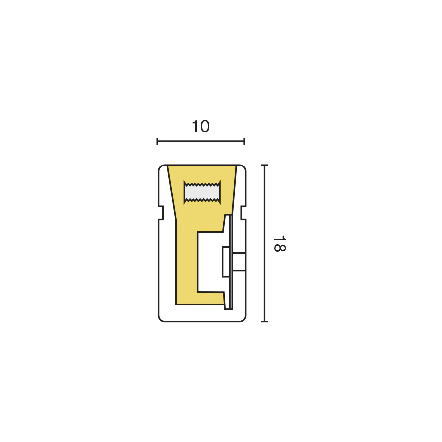 Tira LED vertical flexible IP67 2700K ficha tecnica - FARO Barcelona