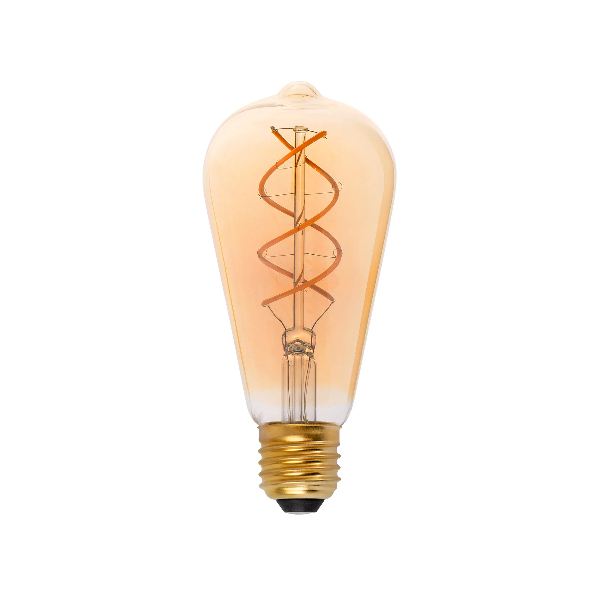 Bombilla pebetero filamento LED ámbar E27 5W 2000K principal extra - FARO Barcelona