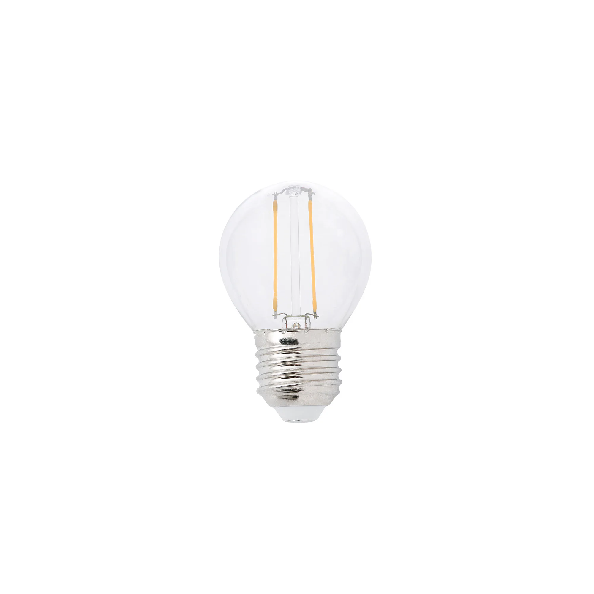Bombilla G45 filamento E27 LED 2W 2700K principal extra - FARO Barcelona