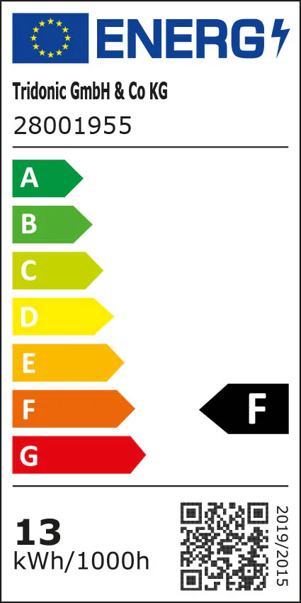 Módulo Tridonic 12,2W 4000K 1140Lm 36° CRI90 etiqueta energetica - FARO Barcelona