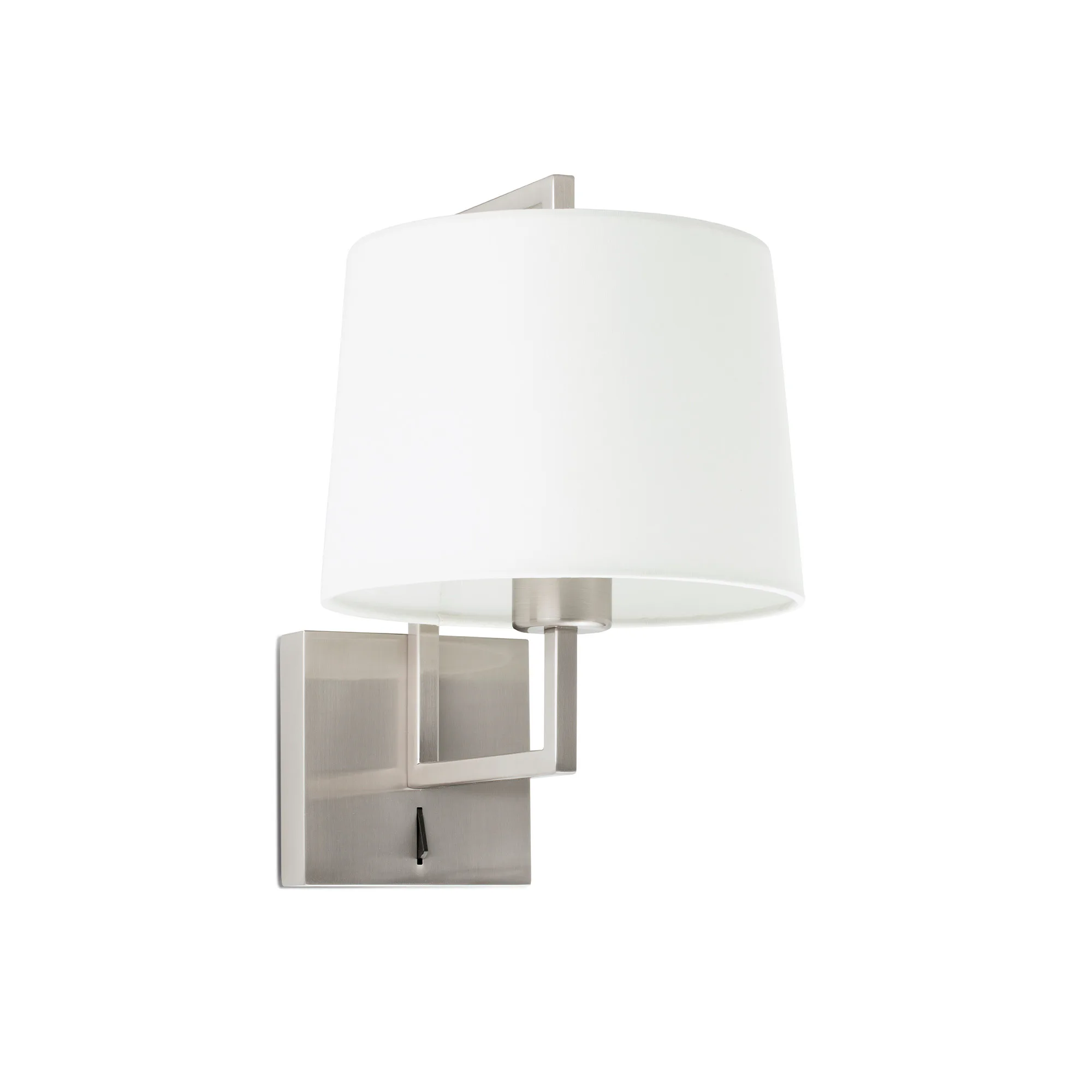 FRAME Lámpara aplique níquel mate/blanca principal extra - FARO Barcelona