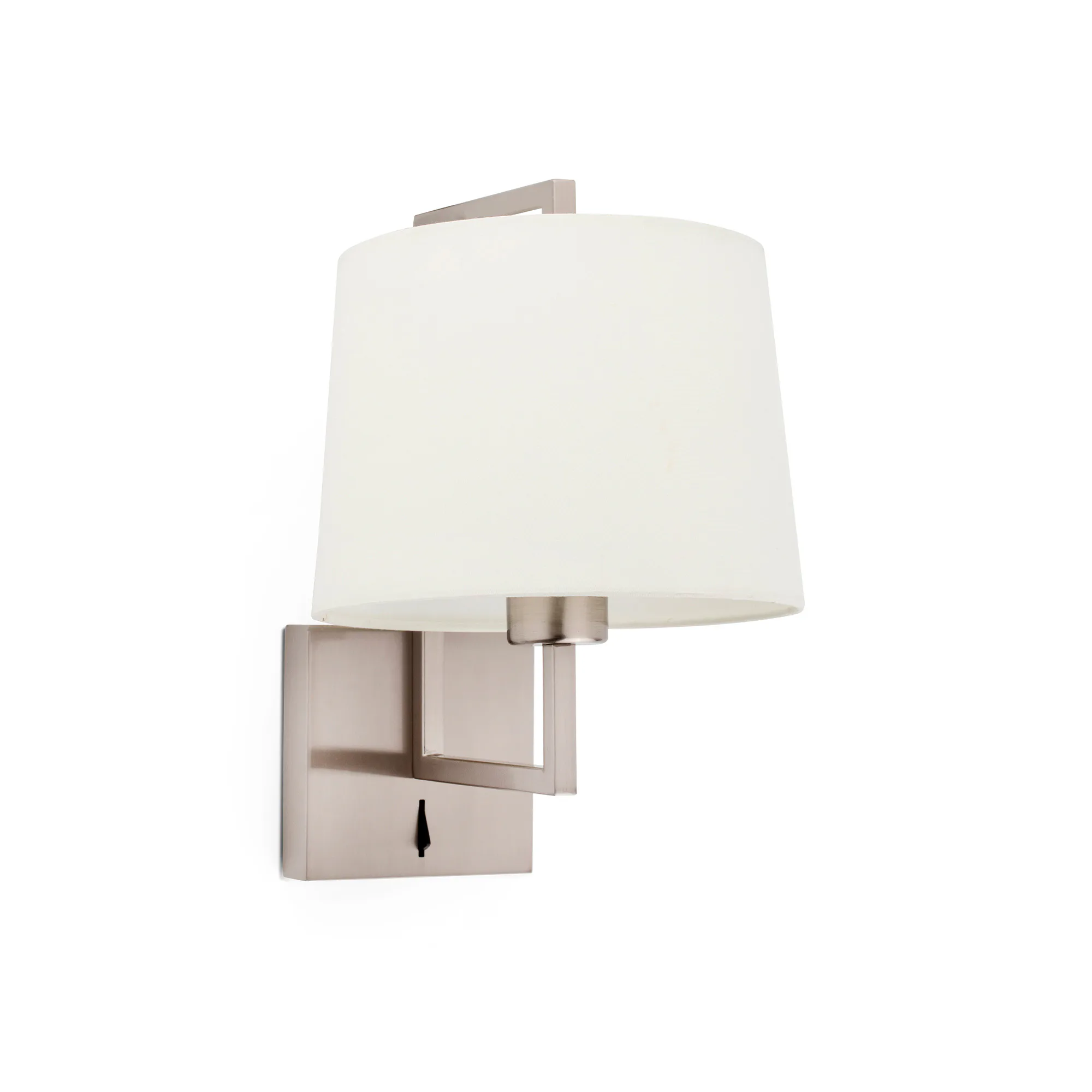 FRAME Lámpara aplique níquel mate/beige principal extra - FARO Barcelona