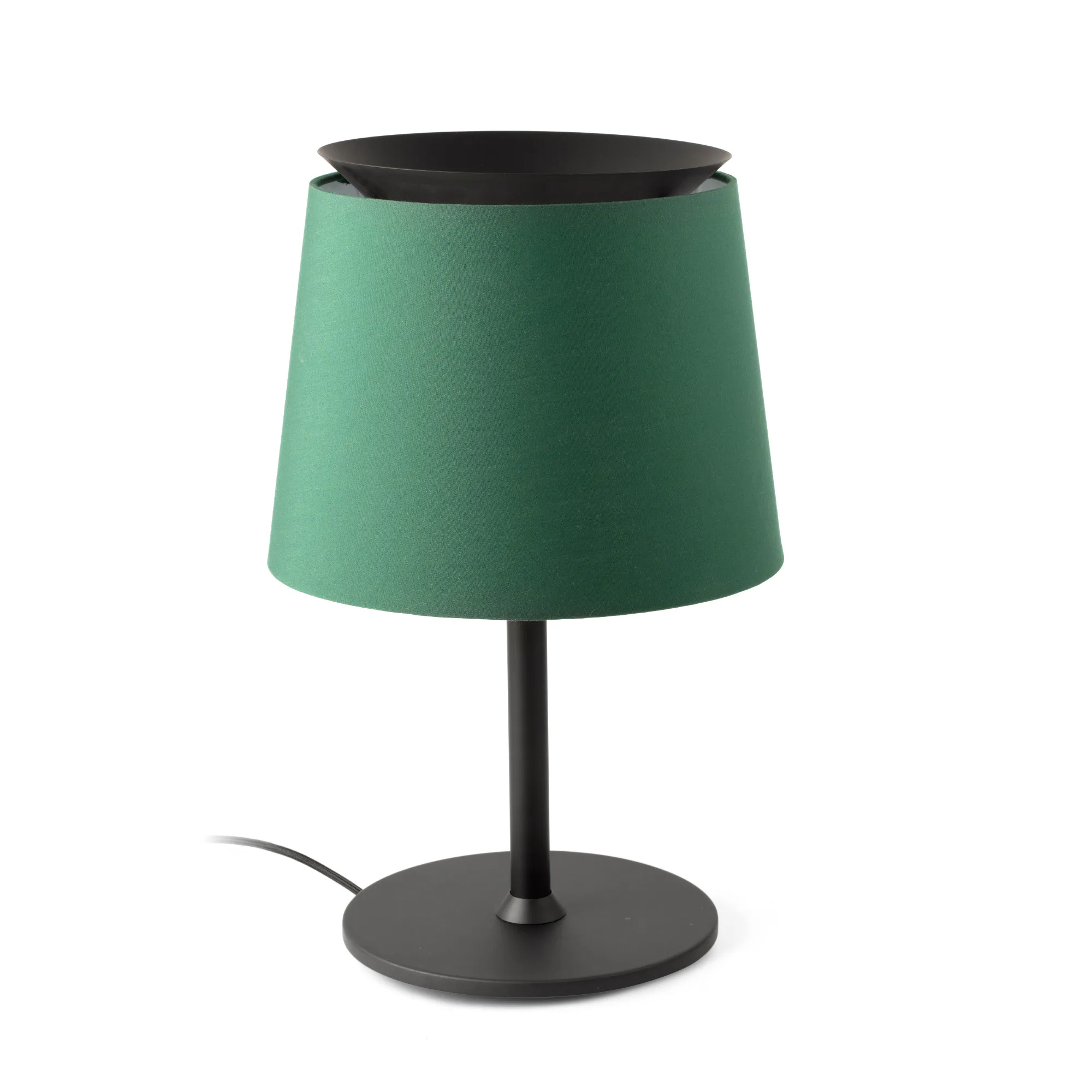 SAVOY Lámpara sobremesa negra/verde principal extra - FARO Barcelona