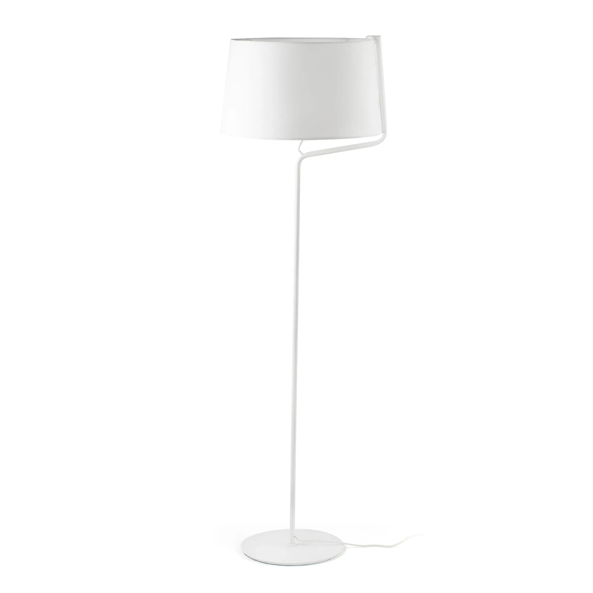 BERNI Lámpara pie de salón color blanco principal extra - FARO Barcelona