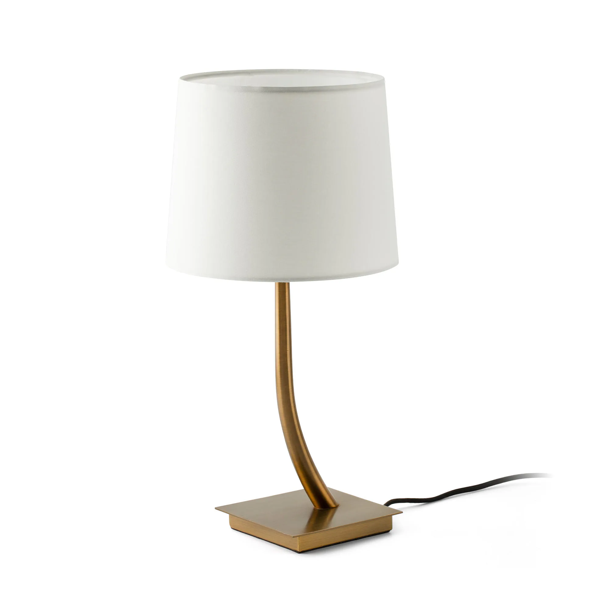 REM Lámpara sobremesa bronce/blanca principal extra - FARO Barcelona