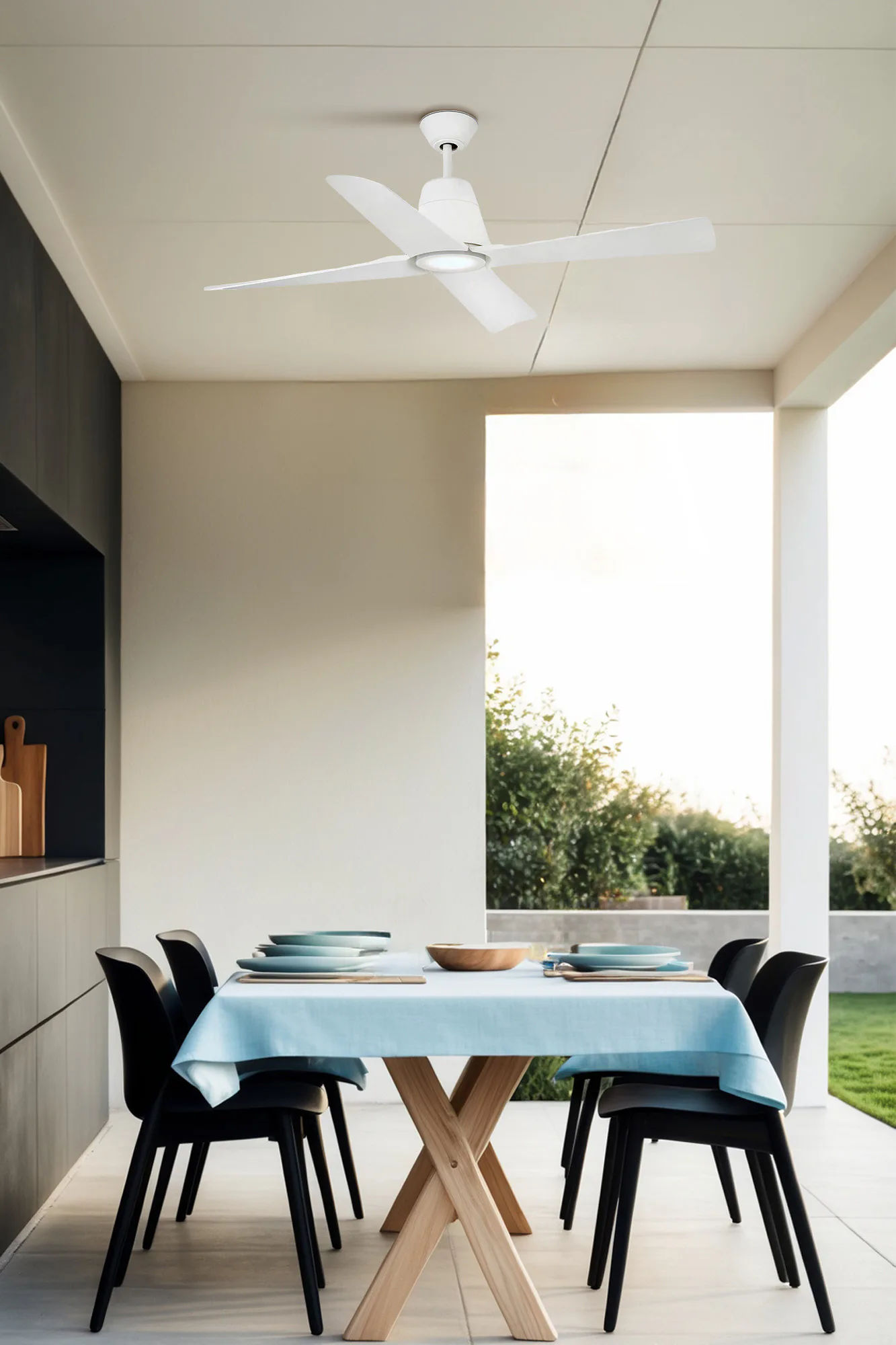 TYPHOON M LED Ventilador blanco DC ambiente - FARO Barcelona