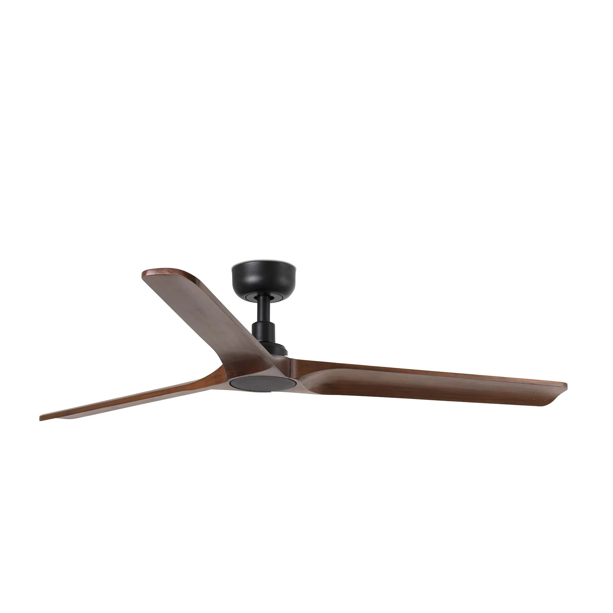 HEYWOOD L Ventilador negro/madera oscura DC principal extra - FARO Barcelona