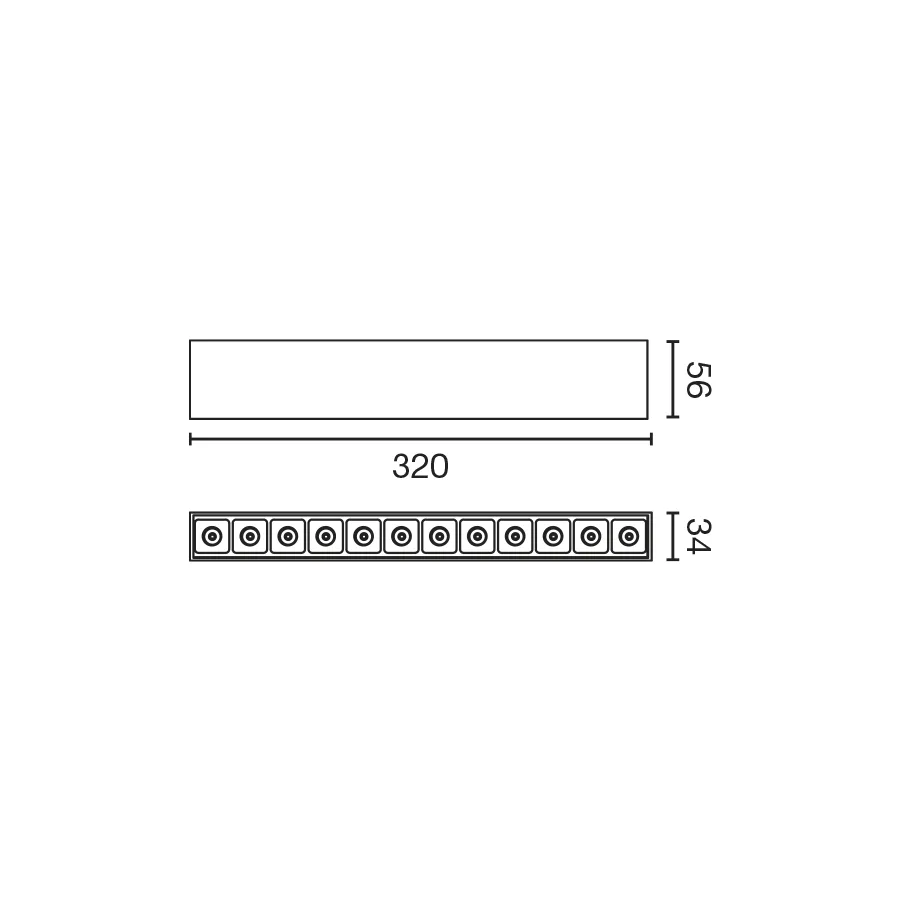 Neso POINT12 3000K 34 grados DALI ficha tecnica - FARO Barcelona