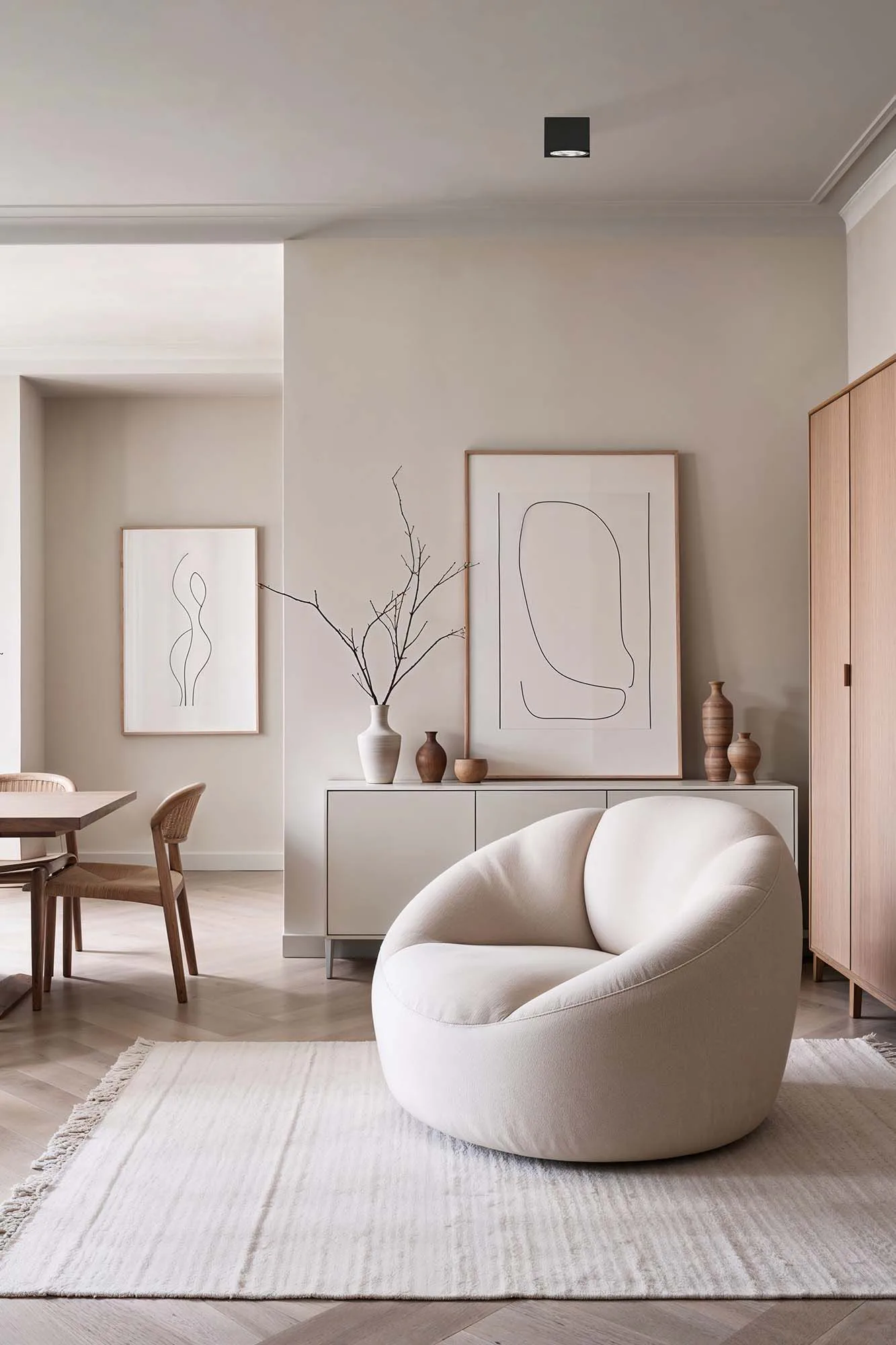 TECTO AR111 Lámpara plafón color negra ambiente - FARO Barcelona