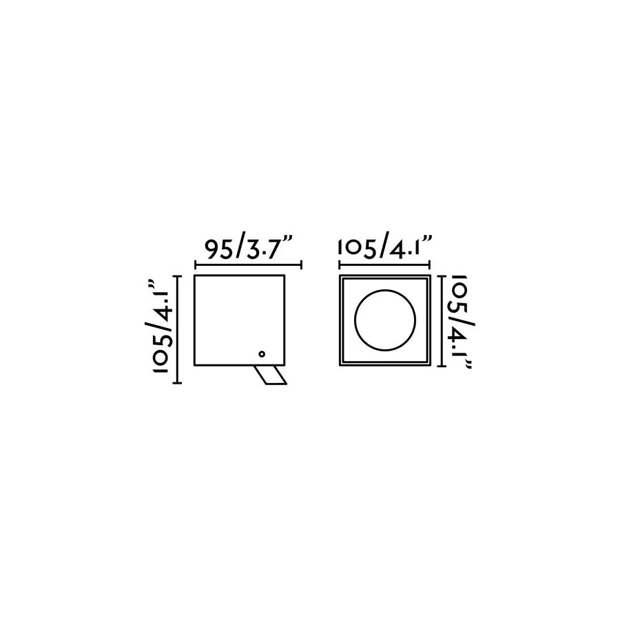 OKO Lámpara proyector color gris oscuro ficha tecnica - FARO Barcelona
