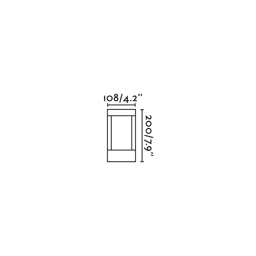AGRA 200 Lámpara baliza color gris oscuro ficha tecnica - FARO Barcelona