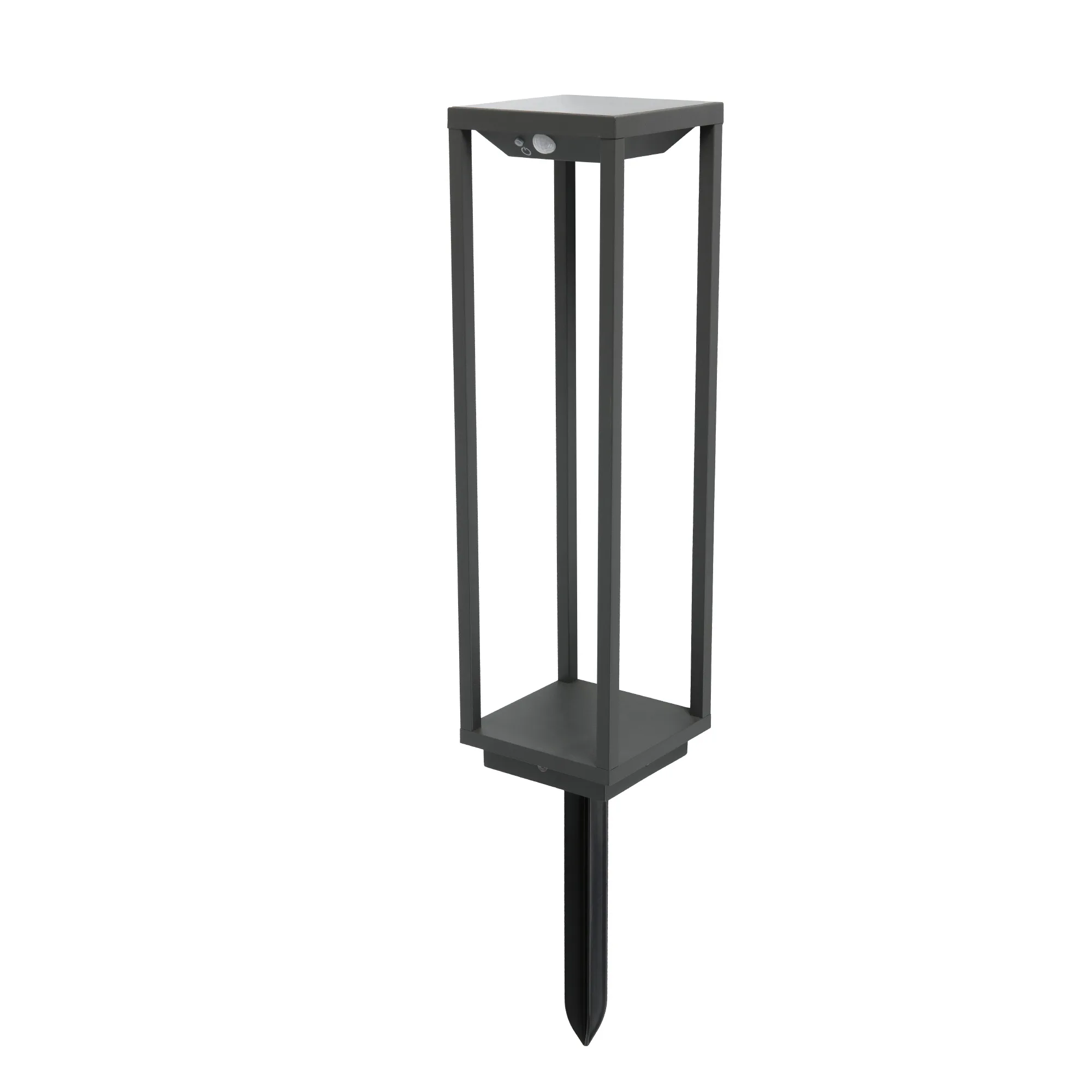 SAURA Baliza solar color gris oscuro principal extra - FARO Barcelona