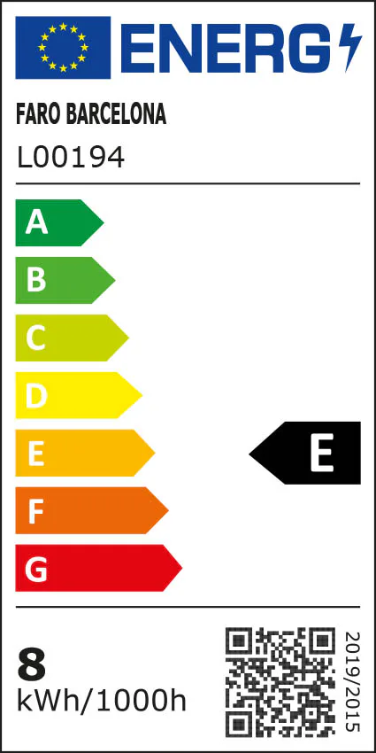 PLIM 1 Lámpara baliza color gris oscuro etiqueta energetica - FARO Barcelona