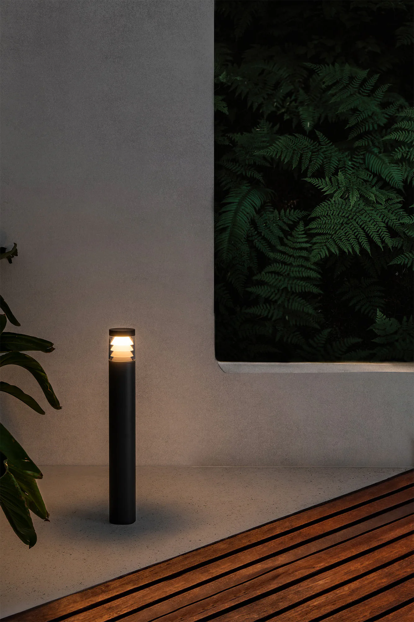 PLIM 3 Lámpara baliza color gris oscuro ambiente - FARO Barcelona